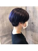 ショート×ネイビー◎arakawa