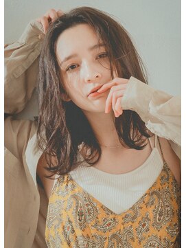 レジュアル(RESSUAL) かきあげ こなれヘア マロンベージュ ゆるふわカール