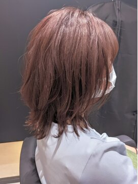 ジエクト 本店(The Ect) くびれミディ×ゆるふわカール×ピンクカラー