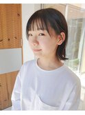 切りっぱなしショート