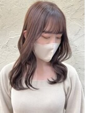 ヒート バイ アンカットラウンジ 渋谷(HEAT by UNCUT&LOUNGE) くびれヘア/韓国ヘア/ピンクベージュ/春カラー［渋谷］