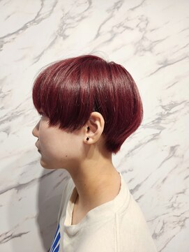 ティンク 札幌駅前店(Tink) チェリーレッド×マッシュ【島田祐輔】