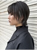 ＃ウルフ＃外ハネ＃ショート＃インナーカラー