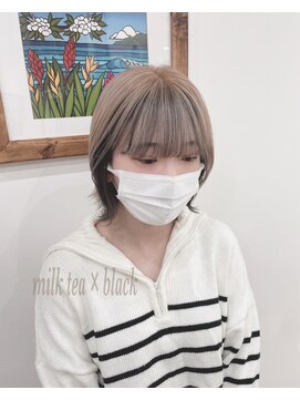 オーシー 志比口店(O'sea) 逆フェイスフレーミングカラー