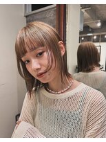 サロンドミルク 新百合ヶ丘店(salon de MiLK)&nbsp;フェイスレイヤーが可愛いbob 《五月女》