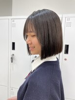 サンド 大阪梅田(sand)&nbsp;@eri_sand_ レイヤーカット/切りっぱなしボブ/[大阪梅田