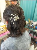 ボブハーフアップスタイル☆