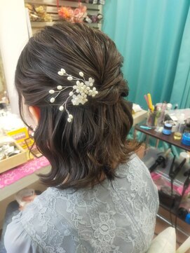 マイクローゼット(my closet) ボブハーフアップスタイル☆