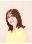 ナチュラル外ハネスタイル 30代40代50代 表参道