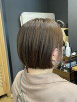 アルター(aL ter)&nbsp;【ミニボブ×ブラウン】デザインカラー/ウェットヘア/林愛華