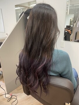 ジエクト ヴィシア(The Ect VIXIA) グラデーションパープル/裾カラー/ラベンダーカラー