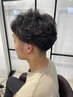 【メンズ】カット＋ポイントパーマ￥6,000