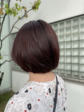 ユウヘアー 師勝店(U Hair) 【U Hair】丸みボブ/似合わせカット/艶カラー