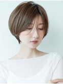 レディースショート/ブラウンカラー
