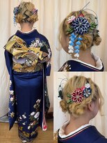 ヘアーメイク ツインズ(Hair Make TWINS)&nbsp;編み込みツインお団子