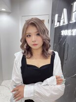 ラピス 渋谷本店(Lapis)&nbsp;ピンクグレージュ/ブリーチカラー