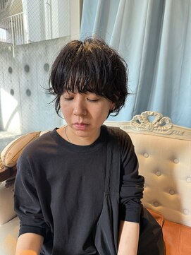 カシュカシュ(cache cache) 外国人風カットパーマ　用賀