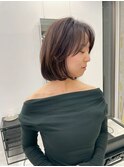 ふんわりボブ