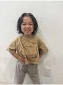 メンズボブパーマ