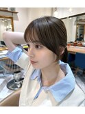 ミニウルフレイヤーカット顔周り前髪韓国ミディアムロング北千住