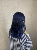 ブルーカラー　ネイビー　ブルーブラック　寒色系カラー