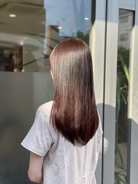 アッシュ 下丸子店(Ash) Red brown×髪質改善color