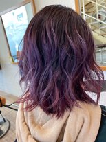 クラップス 横須賀中央店(CLAPS) 横須賀ダブルカラーくびれボブイルミナカラー顔周りレイヤーボブ