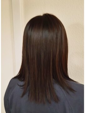 ラインヘアー(LINE HAIR) オレンジブラウン