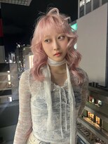 ペレ 栄 アネックス(PELE栄ANNEX) クラゲヘアー/小顔に見せるヘア/ココアベージュ/栄