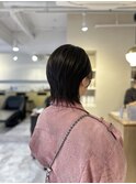 レディース20代30代40代◎似合わせカットダークアッシュウルフ