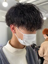 エルマーク 梅田(L-MARK)&nbsp;波巻きスパイラル/men's/ツイストスパイラル/メンズパーマ/学割