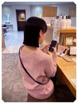 リアン(Lien) ぷつっと感にこだわる切りっぱなしボブ