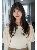 池袋美容HOLON【ベージュ×レイヤーカット】