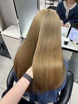 ハレル 戸塚(HAREru.) オリーブベージュ/黒髪卒業式/ブリーチ/ベージュカラー