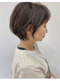 大人ショートボブ