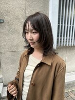 ニール 名古屋 伏見 丸の内(NEELU)&nbsp;【RIE】ふんわりレイヤー×グレージュ