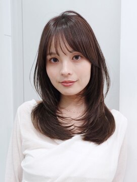 アイティーバイアルバム 八王子店(IT by ALBUM) 前髪カットロング顔周りレイヤー韓国ヘア小顔_F41175