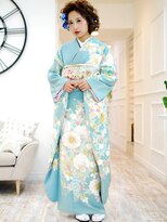 ゲッカビジン(GEKKABIJIN)&nbsp;レンタル振袖FS-03 44000円《東京着物レンタル六本木月下美人》