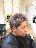 【hair design lotta】ツーブロックショート×ダブルカラー