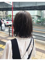 シェノン 梅田(CHAINON)&nbsp;小顔カット×ハイライトカラー×オリーブカラー