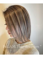 フラム ヘアデザイナーズ(FuLAM Hair designers*) ロングからバッサリ【バレイヤージュ】