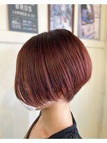 ジェルム ヘアーワークス(germe hair works)&nbsp;個性的前下がりショート