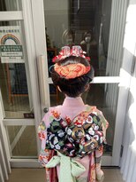 矢島美容室 荻窪店&nbsp;7歳七五三【ヘアメイク着付け18700円】日本髪は+2200円