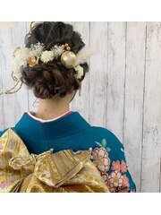 成人式ヘアセット