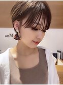 フェザーバング/小顔ショート/似合わせ