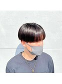 シースルーマッシュ／メンズ縮毛矯正／ツーブロック