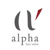 アルファヘアサロン 小笹店(alpha hair salon)のお店ロゴ