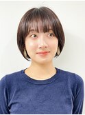 【長谷川】大人可愛いショートボブ