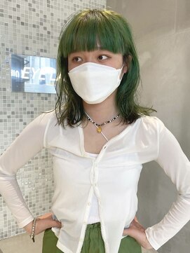 ローウェ 愛知豊橋(Louwe) 髪質改善トリートメント透明感ベージュカラーボブヘアセット豊橋