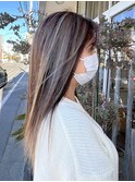 ロングレイヤー/ナチュラルハイライト